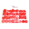 EZ- CAPS/PLUGS Flat Face O-Ring Hydraulic Threaded Plastic Caps Plug