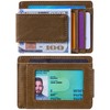 Toughergun Slim Minimalist Wallet for Men with Magnetic Money Clip
