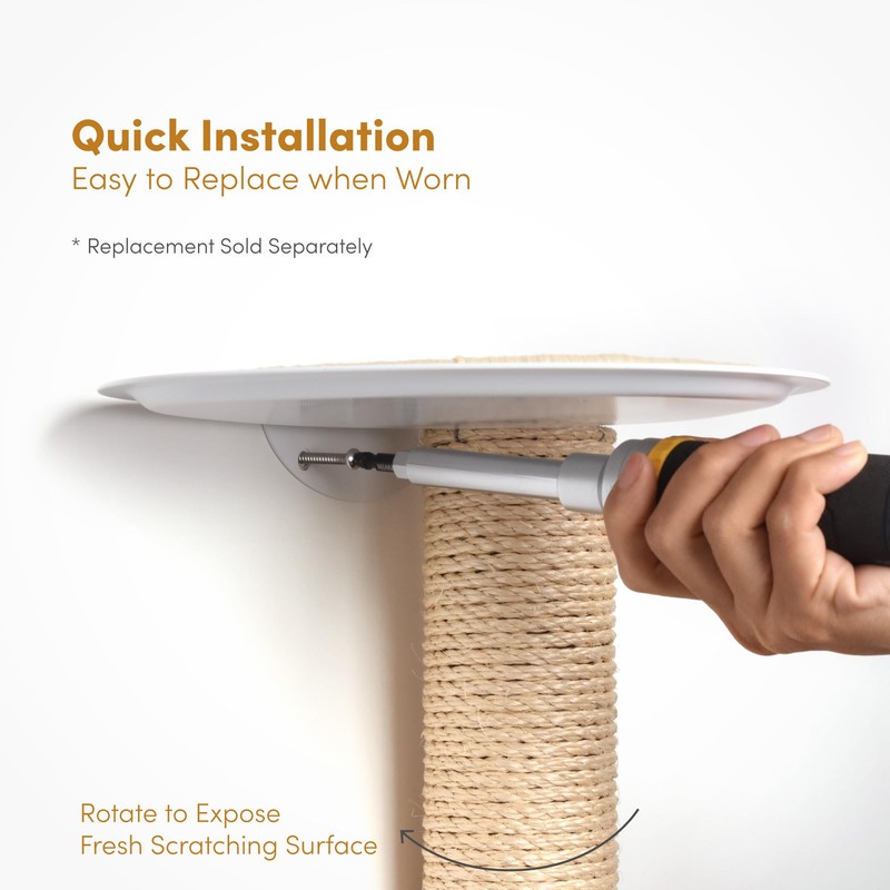 xympo 68" Tall Wall-Mounted Cat Tree – Modern Space-Saving Cat