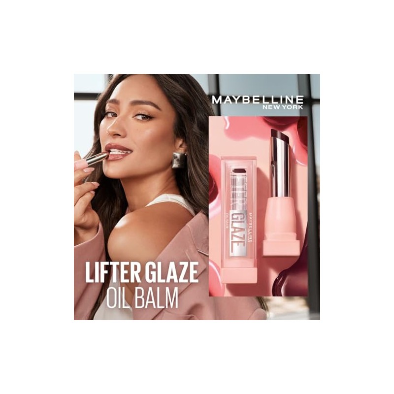Maybelline Lifter Glaze, Bálsamo Labial Hidratante con Cereza, Cherry Swirl
