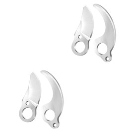 BESPORTBLE 4 Pcs Pruning Shear Blades Replacement High Hardness Blades for Gardening Easy to Clean Flat Cuts Suitable for Landscaping and Woodworking