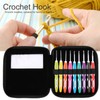 9PCS Crochet Hooks Set Knitting Smooth Needle Tools Ergonomic Plastic