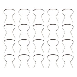 Lyxheth 20PCS Car Window Handle Crank Retainer Clip, Door Handle Clip, Metal Car Window Handle Fasteners for Securing Doors Handle Cranks, 76980 Door Handle Metal Retaining Clip Fits Most Cars (20PCS)