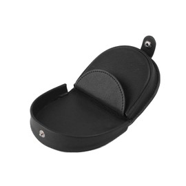 Navigare Heel Genuine Leather Wallet Euro Holder for Men and Women with Box, black, coin purse