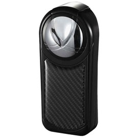 Visol Dobrev V-Flame Black Carbon Fiber 5 Torch Flame Table Lighter