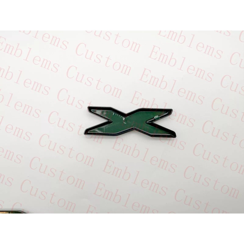 Auto 4PCS Grill Doors Rear Matte Black AT4X OVERLAY Emblem