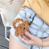 Teddy Dog Airpods Case with Keychain (First and Second Generation)