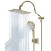 Hibbent All Metal Showerhead,10' - Square 10'' - Matte Black