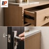 Door Knob Wall Protectors 6-Pack, 2 Inch Clear Silicone Door