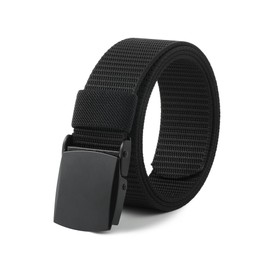 Coubeau Nylon Belt for Men Portable Belt for Men Fashion Belt for Men Outdoor Belt for Men, black