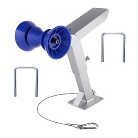 maXpeedingrods Boat Trailer Winch Post with Roller, Boat Trailer Winch Stand, Adjustment Height Boat Trailer Winch Mount Bracket Fit for 3" W x 4" H Trailer Drawbar