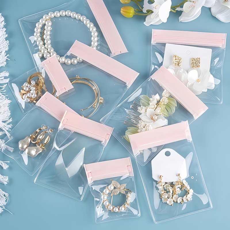 WACCOMT Pack 20pcs Clear EVA Anti Tarnish Jewelry Storage Bags