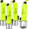 Retisee 4 Pack Scuba Diving Flashlight, 1000 Lumen T6 LED