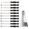carburetor adjustment screwdriver tools + cleaning brush needle kit for