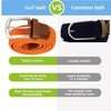 East/18 Perfect Fit Men's Woven Stretch Golf Belt with No-Hole