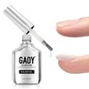 GAOY Builder Gel for Nails, Milky Jelly White Nail Strengthener,