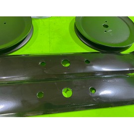 Lawnmowerpartsworld 42 Inch Deck Rebuild Kit for Jo hn Deere Mower Deck L110 L111 L118 L120 Includes 2 Spindles GY20050 GY20785 2 Blades GX20249 4 Pulleys GY20067 GY22082 GX20367 1 GX20072 Belt