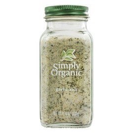 Simply Organic Garlic Salt, Certified Organic | 4.7 oz | Pack of 2