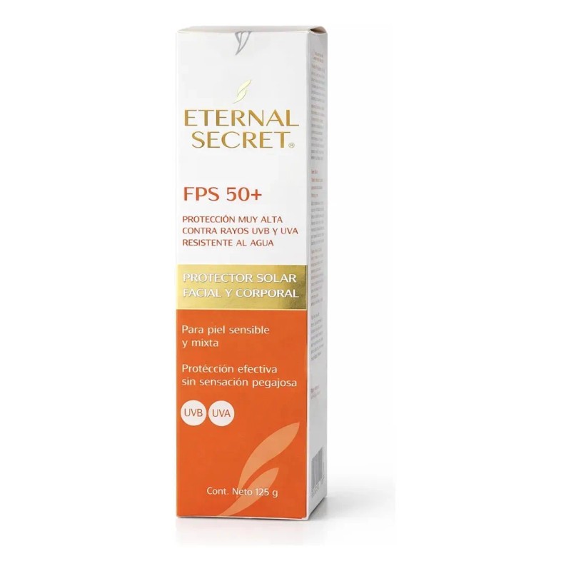 Bloqueador Solar Eternal Secret Fps Proteccion Alta 125g