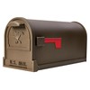 Gibraltar Arlington Large Capacity Galvanized Steel Bronze, Post-Mount Mailbox, AR15T000