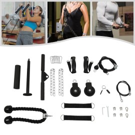 N/A Cable Weight Pulley System, Home Gym Equipment, Fitness Pulley Cable System