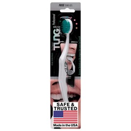 Peak Essentials | The Original Tung Gel | Premium | Tongue Cleaner | Odor Eliminator | Fight Bad Breath | Fresh Mint | BPA Free | Made in America | (1 Count with Sample Gel)