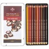 KOH-I-NOOR Polycolor Brown Line Artist's Coloured Pencils (Set of 12)