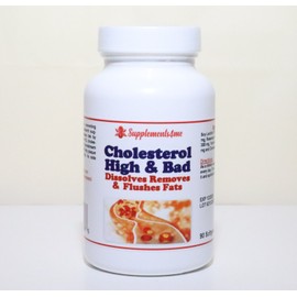 supplements4me CHOLESTEROL BAD REMOVER & FLUSHER ANTIOXIDANT SUPPLEMENT 90 PILL softgelS