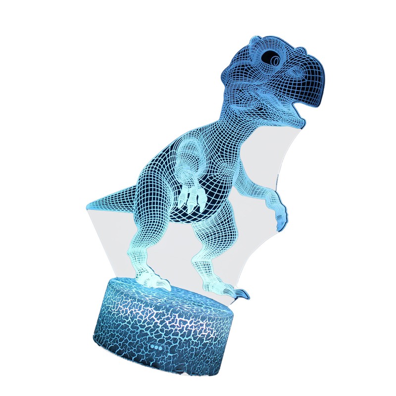 Dinosaur Series Colorful 3D Night Light LED Touch 16 Color