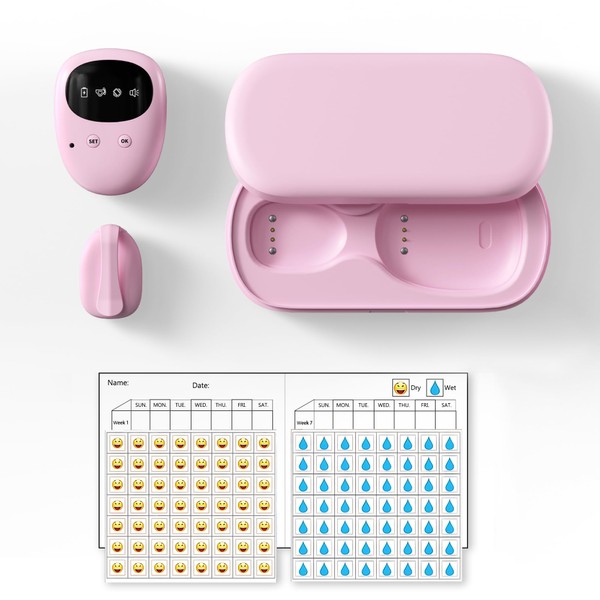 Wireless Bedwetting Alarm for Boys and Girls USB-C Rechargeable, High