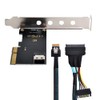 Xiwai PCI-E 3.0 4.0 to SFF-8654 Slimline SAS Card Adapter