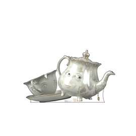 Cardboard People Mrs. Potts & Chip Life Size Cardboard Cutout Standup - Disney's Beauty and The Beast (2017 Film)