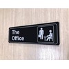 Nakimo Office Sign - Self-Adhesive 9 x 3 Inch Door