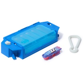 HEX BOTS Nano On-The-Go Launcher with 1 Bonus Flash Nano, Autonomous Mini Robot Sensory Toy and Carrying Case, Toy Playsets for Kids Ages 3 and up