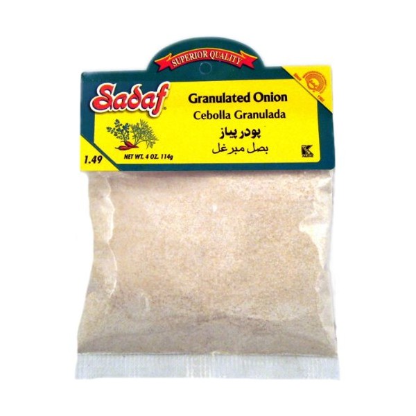 Sadaf Onion Granulated, 4 oz (Pack of 1)