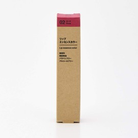 Muji 82926569 Lip Essence Color, Rose, 0.4 oz (10.5 g), Lip Balm, Gram (x 1)