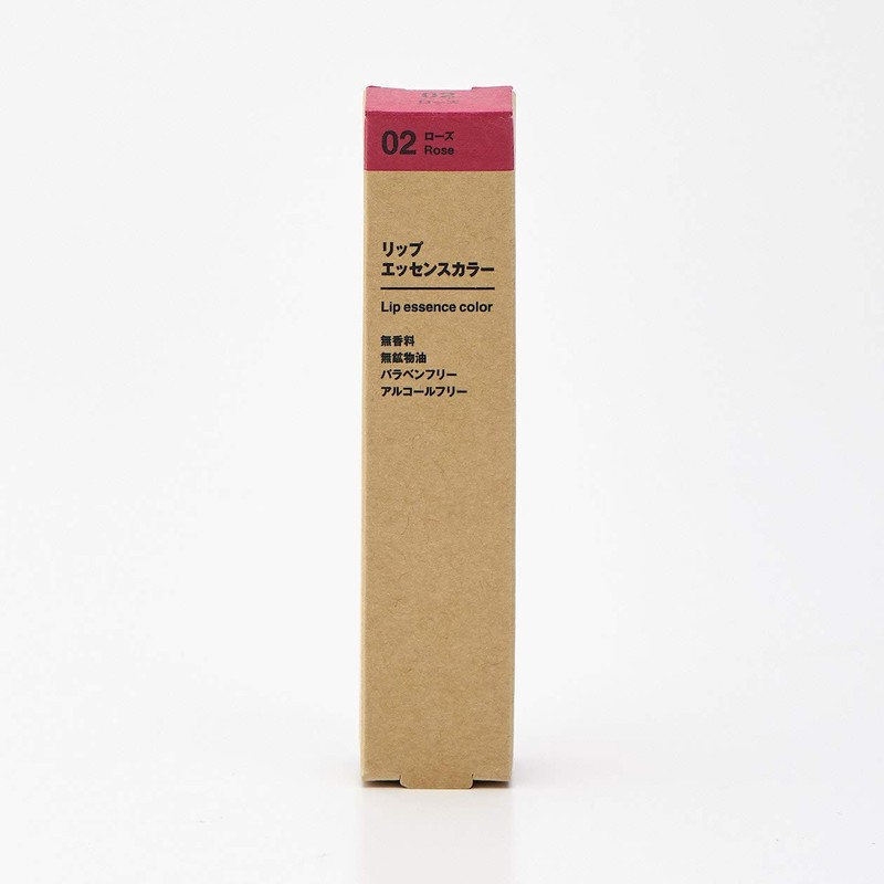 Muji 82926569 Lip Essence Color, Rose, 0.4 oz (10.5 g),