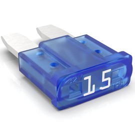 AUPROTEC Micro 2 Car Fuses Blade Fuses MikrOTO II 5A - 30A Selection: 15A Amps Blue, Pack of 10