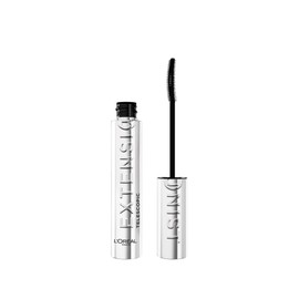 L'Oréal Paris Black Mascara, Telescopic Extensionist Mascara, Extended Length, Volume and Curl, Instant Lash Lift Effect, Up to 24H Hold, Does Not Flake Off, Smudge Resistant, Black, 1 x 9.9ml