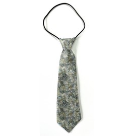 KAWAMOUSE Toddler Size (Dark Mother Pearl) Pre-Tied Adjustable Novelty Necktie, Fashion Conversational Neck Strap Ties for Boys and Children, for Wedding Parties Events