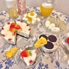 Frcctre 12 Pack Glass Salad Plates, 7 Inches Small Glass