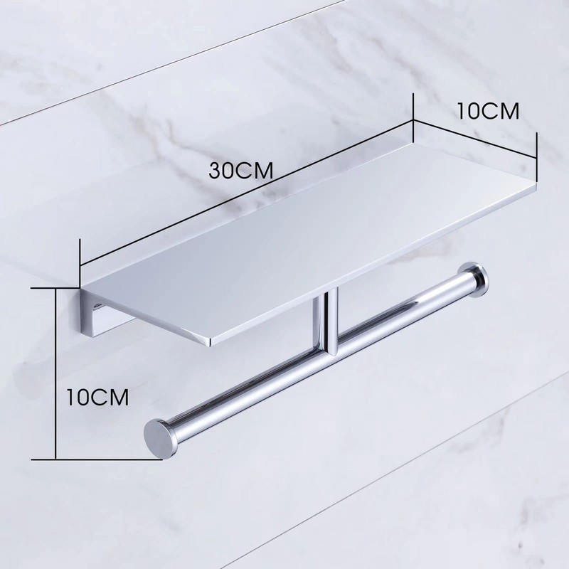Sanliv Toilet Paper Holders,Chrome Double Toilet Paper Roll Holder with