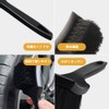 Cluoling Car Wash Brush, Wheel Cleaning Brush, Wheel Brush, Easy