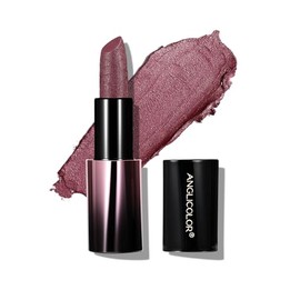 Anglicolor Labial Ciruela Oscura MetáLico Nacarado Brillo 3D Hidratante  Plum lipstick,Color Intenso,Fórmula Cremosa Ligera y Suave para Labios...    