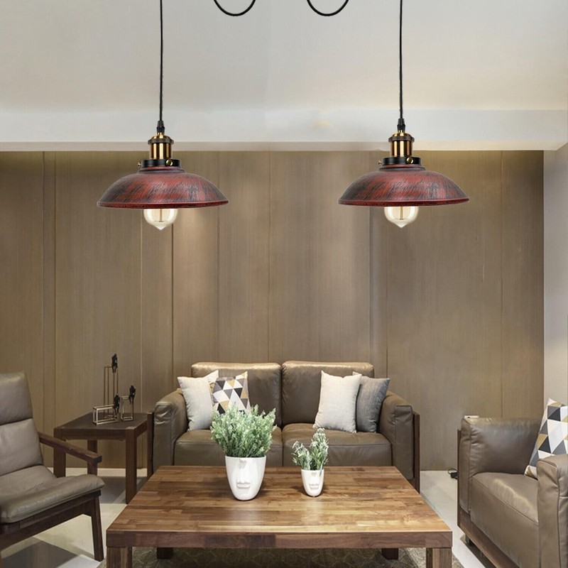 Retro Ceiling Light Pendant Light Metal Lampshade Modern Industrial Vintage