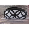 PHILOSOPHY BLACK & WHITE ZIPPERED COSMETIC POUCH...NEW