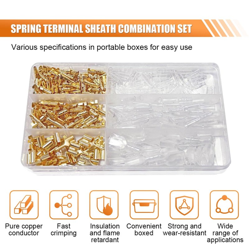 SMILFUY 320PCS Bullet Connectors Kit, 3.9mm 3.5mm Male & Female