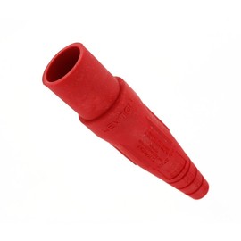 Leviton 16D22-UR 16-Series Taper Nose, Male, Plug, Contact & Insulator, Cam-Type, Detachable, Red