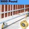 2 pcs 4" Heavy Duty Sliding Gate Rollers Wheels V