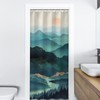 RosieLily Stall Shower Curtain 36"x72" Inches Small Shower Curtain, Forest